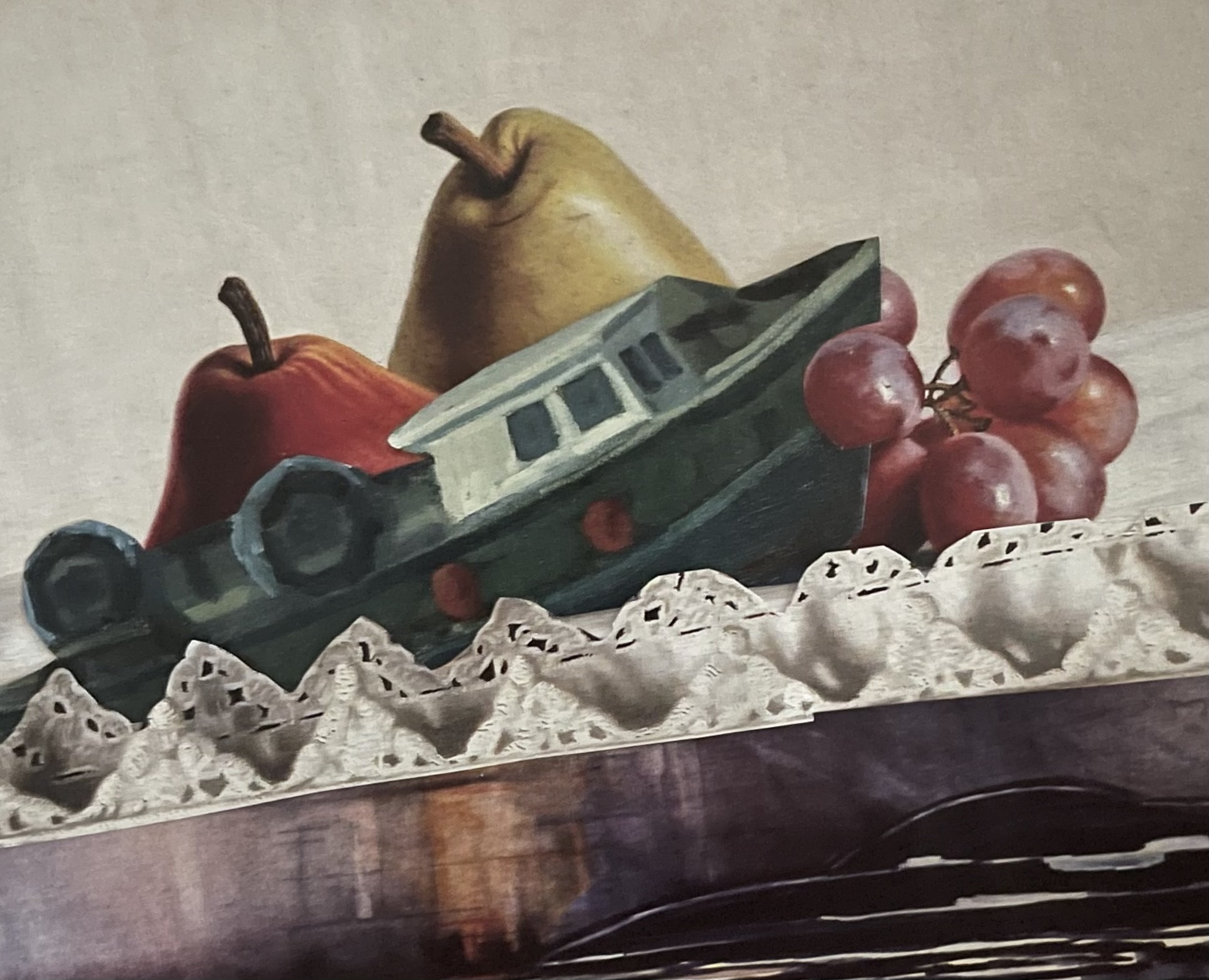 The Pear Island Incident (8″ × 6″, collage)